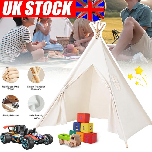 Large canvas kids teepee - large,