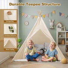 Wilwolfer Teepee Tent for Kids