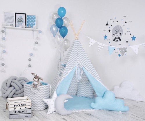 Tipi teepee tent play matt - tipi, tent,
