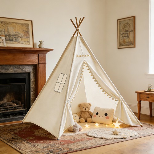 160cm large canvas kids - large, teepee