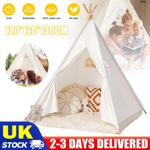 Large canvas kids teepee - large,