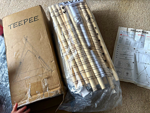 Kids teepee play tent kit - teepee,