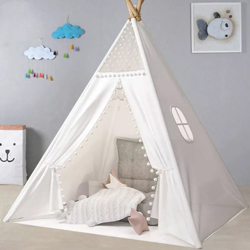 Kids large canvas teepee - canvas,