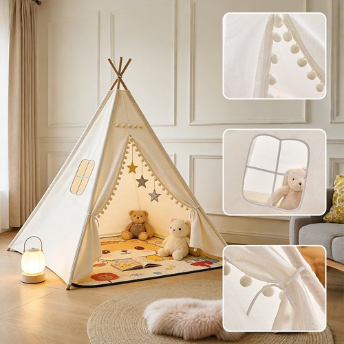160cm large canvas kids - canvas, teepee