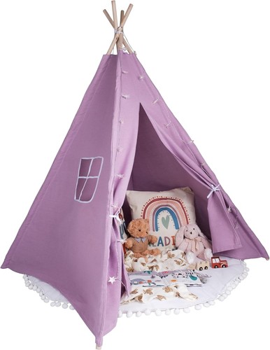 Kid tipi tent - tipi, natural