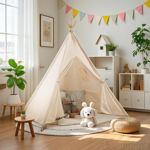 Large kids teepee canvas play - kids,