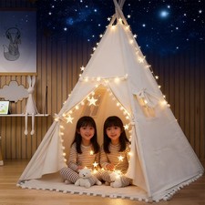Large Canvas Kids Teepee Star