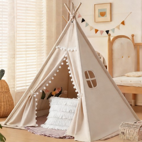 160cm large canvas kids - kids, teepee