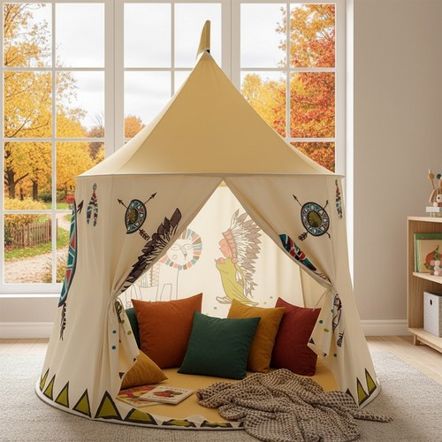 Kids play tent indoor - play,