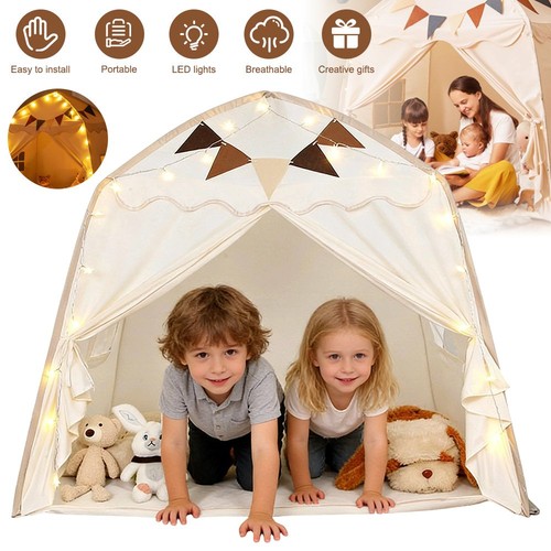 Large play tent kids teepee - play,