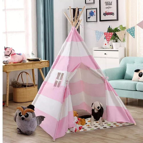 160cm large canvas kids teepee - 160cm,