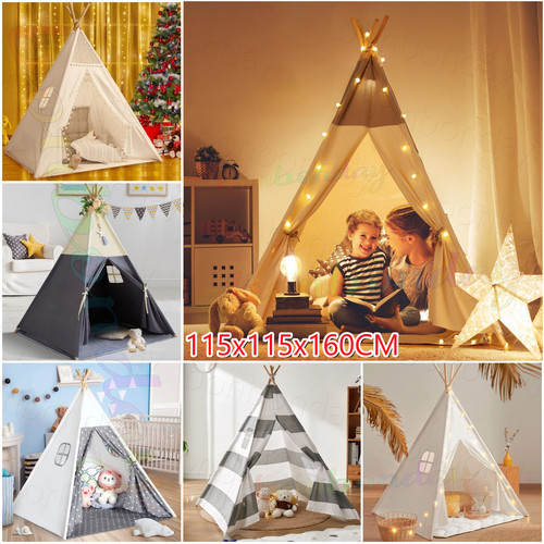 160cm large kids - tent, canvas